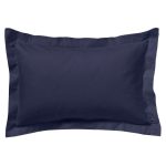 Luxury Brushed Cotton Navy Oxford Pillowcase Navy