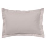 Luxury Brushed Cotton Silver Oxford Pillowcase Silver