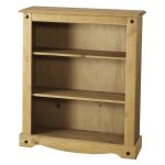 Corona Pine Low Bookcase Natural
