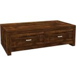 Hampton Acacia Dark Wood Coffee Table Natural