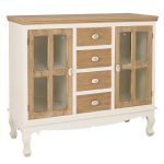 Juliette Sideboard with Glass White