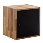 Maximo Oak Single Cube With Door Natural