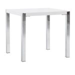Novello White End Table White