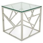 Phoenix Silver Lamp Table Silver