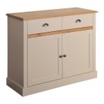Sandringham Grey 2 Door Sideboard White