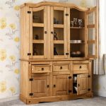 Corona Pine Buffet Hutch Brown