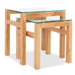 Tribeca Oak Nest of Tables Natural