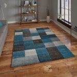 Blue and Grey Brooklyn 21830 Rug Blue/Grey