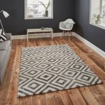 Grey and White Elegant 4893 Rug Grey/Natural