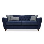 Alba Bronte 3 Seater Sofa Blue