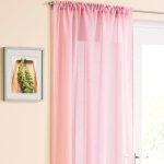 Casablanca Pink Slot Top Voile Panels Pink