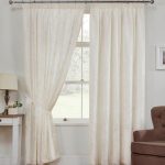 Como Cream Tape Top Voile Panels Cream