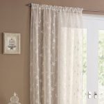 Florence Cream Slot Top Voile Panels Cream