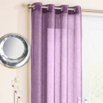 Marrakesh Purple Eyelet Voile Panels Purple