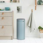 Brabantia Touch 30 Litre Metallic Mint Bin Metallic Mint