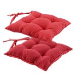 Solar Deep Red Reversible Seat Pad Red