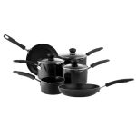 Aluminium 6 Piece Pan Set Black