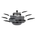 Hard Anodised Aluminium 6 Piece Pan Set Grey