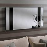 Athena Black Wall Mirror Black