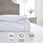 Dorma Hungarian Goose Down 4.5 Tog Duvet White