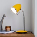 Tate Desk Lamp Ochre Yellow