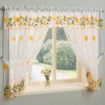 Daisy Yellow Slot Top Curtain Window Set Yellow