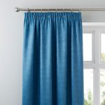 Matrix Teal Curtains Blue