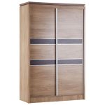 Charles Oak Sliding Wardrobe Natural