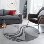 Mirage Circle Rug Charcoal
