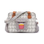 Pink Lining Yummy Mummy Owl Changing Bag Grey