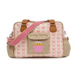Pink Lining Yummy Mummy Butterfly Changing Bag Brown and Pink