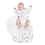 SnuzPouch Designz Mono Wave 2.5 Tog Sleeping Bag White
