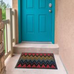 Scrape N’ Sorb Multicoloured Zig Zag Doormat Red/Black/Grey/Blue