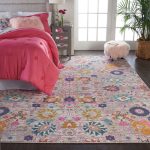 Silver Passion Rug Multi-Coloured/Pink