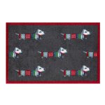 Turtle Mat Lume Red Dasher Door Mat Grey/Multi-Coloured/Red