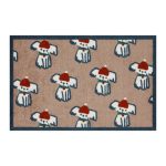 Turtle Mat Lume Christmas Scamp Door Mat Natural/Multi-Coloured