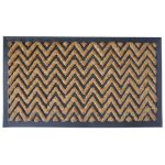 Natural Chevron Coir Doormat Natural