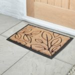 Natural Leaves Coir Doormat Natural