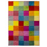Brights Grid Rug Multi-Coloured