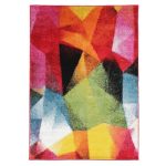 Brights Mirror Rug Red, Green and Purple