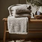 Teddy Bear Grey Throw Teddy Grey