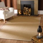 Natural Fibre Herringbone Rug Natural Brown