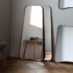 Kurva Gold 122x59cm Leaner Mirror Gold