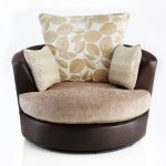 Scarlett Swivel Chair Brown