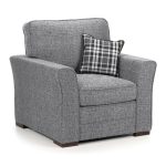Apollo Fabric Armchair Grey
