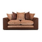 Denver 3 Seater Sofa Brown/Beige