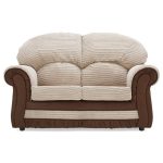 Rhea Jumbo Cord 2 Seater Sofa Brown