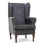 Vito Wingback Armchair – Grey Grey