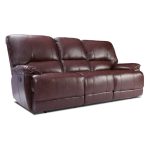 Pippa 3 Seater Leather Reclining Sofa Brown