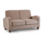 Vivo 2 Seater Fabric Sofa Brown